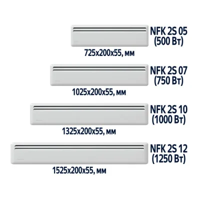Конвектор Nobo Viking NFK 2S 10 — электрический обогреватель 1.0 кВт