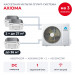Кассетная мульти сплит-система Axioma на 3 комнаты ASB27M3Z1R/ASX09MCZ1R1x2/ASX12MCZ1R1