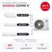 Мульти сплит-система Axioma Серия H на 4 комнаты ASB32M4Z1R/ASX07MH1Z1Rx2/ASX12MH1Z1R/ASX18MH1Z1R