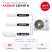 Мульти сплит-система Axioma Серия H на 4 комнаты ASB42M5Z1R/ASX07MH1Z1R/ASX12MH1Z1R/ASX18MH1Z1Rx2