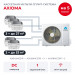Кассетная мульти сплит-система Axioma на 5 комнат ASB42M5Z1R/ASX09MCZ1R1x3/ASX18MCZ1R1x2