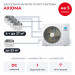 Кассетная мульти сплит-система Axioma на 5 комнат ASB42M5Z1R/ASX09MCZ1R1x4/ASX18MCZ1R1