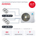 Кассетная мульти сплит-система Axioma на 5 комнат ASB42M5Z1R/ASX09MCZ1Rx2/ASX12MCZ1Rx3
