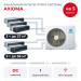 Канальная мульти сплит-система Axioma на 5 комнат ASB42M5Z1R/ASX09MDZ1Rx3/ASX12MDZ1Rx2