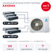 Канальная мульти сплит-система Axioma на 5 комнат ASB42M5Z1R/ASX09MDZ1Rx3/ASX18MDZ1Rx2