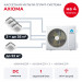 Кассетная мульти сплит-система Axioma на 4 комнаты ASB42M5Z1R/ASX12MCZ1Rx3/ASX18MCZ1R