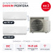 Мульти сплит-система Daikin Perfera на 2 комнаты 2MXM50A/FTXM35R/FTXM42R