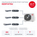 Канальная мульти сплит-система Kentatsu на 3 комнаты K4MRA100HZRN1/KMKA25HZRN1R/KMKB35HZRN1R/KMKB50HZRN1R