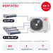 Канальная мульти сплит-система Kentatsu на 4 комнаты K4MRA100HZRN1/KMKA25HZRN1R/KMKB35HZRN1Rx3
