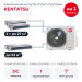 Канальная мульти сплит-система Kentatsu на 3 комнаты K4MRA100HZRN1/KMKA25HZRN1Rx2/KMKB50HZRN1R