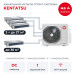 Канальная мульти сплит-система Kentatsu на 4 комнаты K4MRA100HZRN1/KMKA25HZRN1Rx3/KMKB35HZRN1R