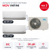 Мульти сплит-система MDV INFINI на 2 комнаты MD2O-18HFN8/MDSAG-07HRFN8(WF)/MDSAG-09HRFN8(WF)