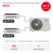 Кассетная мульти сплит-система MDV на 2 комнаты MD3O-21HFN8/MDCA2I-09HRFN8/MDCA2I-18HRFN8