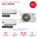 Мульти сплит-система MDV INFINI на 3 комнаты MD3O-21HFN8/MDSAG-07HRFN8(WF)/MDSAG-09HRFN8(WF)x2