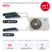 Канальная мульти сплит-система MDV на 3 комнаты MD4O-28HFN8/MDT2II-07HWFN8x2/MDT2II-12HWFN8