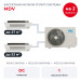 Кассетная мульти сплит-система MDV на 2 комнаты MD4O-36HFN8/MDCA2I-09HRFN8/MDCA2I-18HRFN8