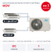 Кассетная мульти сплит-система MDV на 3 комнаты MD4O-36HFN8/MDCA2I-09HRFN8x2/MDCA2I-18HRFN8