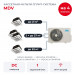 Кассетная мульти сплит-система MDV на 4 комнаты MD4O-36HFN8/MDCAC4I-07HRFN8/MDCAC4I-09HRFN8x2/MDCAC4I-18HRFN8