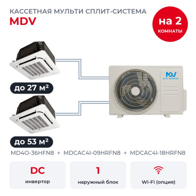 MDV MD4O-36HFN8/MDCAC4I-09HRFN8/MDCAC4I-18HRFN8