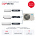Мульти сплит-система MDV INFINI на 4 комнаты MD4O-36HFN8/MDSAG-07/09x2/18HRFN8(WF)