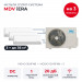 Мульти сплит-система MDV iERA на 3 комнаты MD4O-36HFN8/MDSAJ-12HRFN8x3