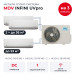 Мульти сплит-система MDV INFINI UVpro на 3 комнаты MD4O-36HFN8/MDSAL-12HRFN8x2/MDSAL-18HRFN8