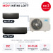 Мульти сплит-система MDV INFINI LOFT на 2 комнаты MD4O-36HFN8/MDSALF-09HRFN8(WF)/MDSALF-24HRFN8(WF)