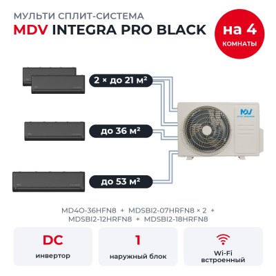 MDV MD4O-36HFN8/MDSBI2-07HRFN8x2/MDSBI2-12HRFN8/MDSBI2-18HRFN8