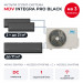 Мульти сплит-система MDV INTEGRA PRO BLACK на 3 комнаты MD4O-36HFN8/MDSBI2-07HRFN8x2/MDSBI2-24HRFN8