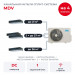 Канальная мульти сплит-система MDV на 4 комнаты MD4O-36HFN8/MDT2II-07HWFN8/MDT2II-09HWFN8x2/MDT2II-12HWFN8