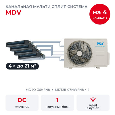 MDV MD4O-36HFN8/MDT2II-07HWFN8x4 MDV MD4O-36HFN8/MDT2II-07HWFN8x4
