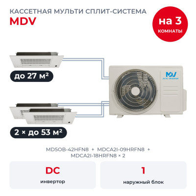 MDV MD5OB-42HFN8/MDCA2I-09HRFN8/MDCA2I-18HRFN8x2 MDV MD5OB-42HFN8/MDCA2I-09HRFN8/MDCA2I-18HRFN8x2