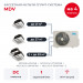 Кассетная мульти сплит-система MDV на 4 комнаты MD5OB-42HFN8/MDCAC4I-07HRFN8/MDCAC4I-09HRFN8/MDCAC4I-18HRFN8x2