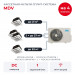 Кассетная мульти сплит-система MDV на 4 комнаты MD5OB-42HFN8/MDCAC4I-07HRFN8/MDCAC4I-09HRFN8x2/MDCAC4I-18HRFN8