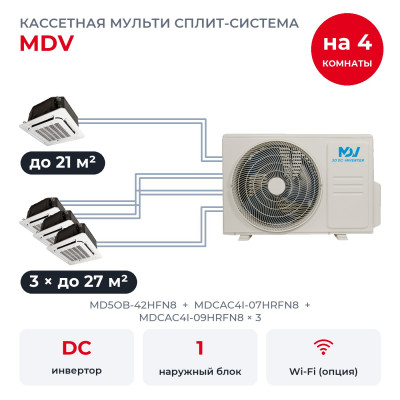 MDV MD5OB-42HFN8/MDCAC4I-07HRFN8/MDCAC4I-09HRFN8x3 MDV MD5OB-42HFN8/MDCAC4I-07HRFN8/MDCAC4I-09HRFN8x3