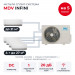 Мульти сплит-система MDV INFINI на 5 комнат MD5OB-42HFN8/MDSAG-07HRFN8(WF)/MDSAG-09HRFN8(WF)x4