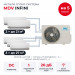Мульти сплит-система MDV INFINI на 5 комнат MD5OB-42HFN8/MDSAG-07HRFN8(WF)x2/MDSAG-09HRFN8(WF)x3