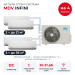 Мульти сплит-система MDV INFINI на 4 комнаты MD5OB-42HFN8/MDSAG-07HRFN8(WF)x2/MDSAG-12HRFN8(WF)x2
