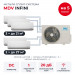 Мульти сплит-система MDV INFINI на 5 комнат MD5OB-42HFN8/MDSAG-07HRFN8(WF)x3/MDSAG-09HRFN8(WF)x2