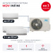 Мульти сплит-система MDV INFINI на 3 комнаты MD5OB-42HFN8/MDSAG-09HRFN8(WF)/MDSAG-18HRFN8(WF)x2