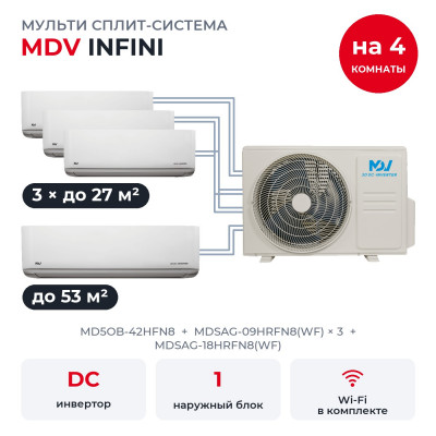 MDV MD5OB-42HFN8/MDSAG-09HRFN8(WF)x3/MDSAG-18HRFN8(WF) MDV MD5OB-42HFN8/MDSAG-09HRFN8(WF)x3/MDSAG-18HRFN8(WF)