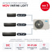 Мульти сплит-система MDV INFINI LOFT на 3 комнаты MD5OB-42HFN8/MDSALF-09/18/24HRFN8(WF)