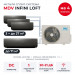 Мульти сплит-система MDV INFINI LOFT на 4 комнаты MD5OB-42HFN8/MDSALF-09HRFN8(WF)x3/MDSALF-24HRFN8(WF)
