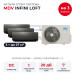 Мульти сплит-система MDV INFINI LOFT на 3 комнаты MD5OB-42HFN8/MDSALF-09HRFN8(WF)x3