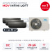 Мульти сплит-система MDV INFINI LOFT на 3 комнаты MD5OB-42HFN8/MDSALF-18HRFN8(WF)x3