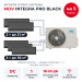 Мульти сплит-система MDV INTEGRA PRO BLACK на 5 комнат MD5OB-42HFN8/MDSBI2-07HRFN8x2/MDSBI2-12HRFN8x3