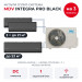 Мульти сплит-система MDV INTEGRA PRO BLACK на 3 комнаты MD5OB-42HFN8/MDSBI2-07HRFN8x2/MDSBI2-18HRFN8