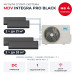 Мульти сплит-система MDV INTEGRA PRO BLACK на 4 комнаты MD5OB-42HFN8/MDSBI2-07HRFN8x2/MDSBI2-18HRFN8x2
