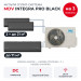 Мульти сплит-система MDV INTEGRA PRO BLACK на 3 комнаты MD5OB-42HFN8/MDSBI2-07HRFN8x2/MDSBI2-24HRFN8