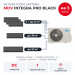 Мульти сплит-система MDV INTEGRA PRO BLACK на 5 комнат MD5OB-42HFN8/MDSBI2-07HRFN8x3/MDSBI2-12HRFN8/MDSBI2-18HRFN8
